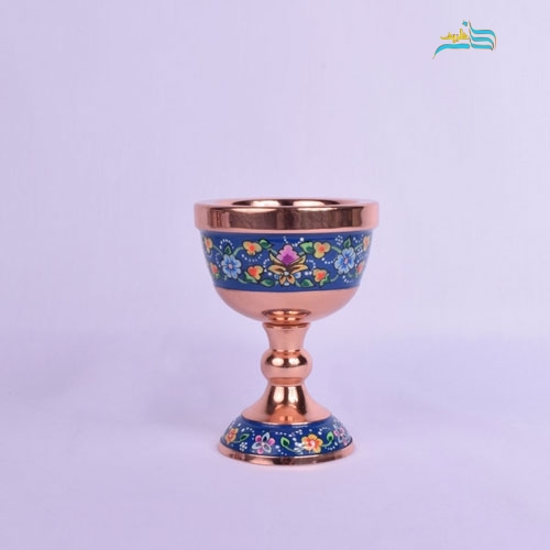 خرید، قیمت و مشخصات سنگاب 11 مس و پرداز، مناسب پذیرایی در منزل و محل کار با روکش پلی استر | هنرظریف