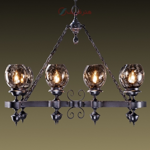 خرید آنلاین، لوستر اسپانیش کد 2410 مدل ماریپوزا، ویلایی، زیبا و بادوام، با قیمت مناسب | هنرظریف