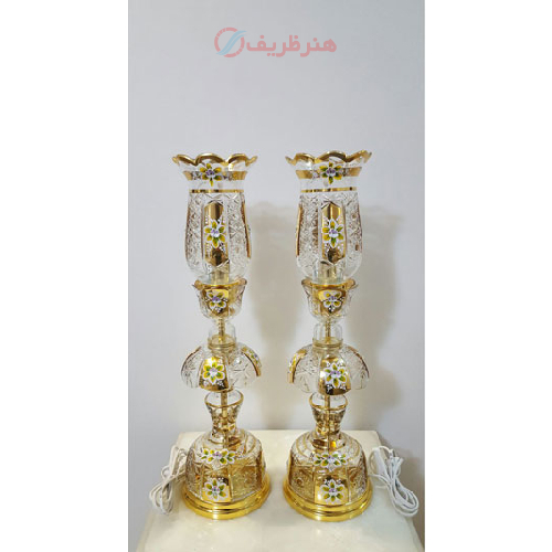خرید، قیمت و مشخصات لاله نوروزی طرح ترک گل برجسته تراش اسیدی، ارزان و با کیفیت _ هنرظریف
