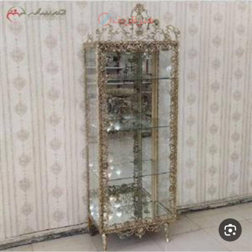 خرید، قیمت و مشخصات بوفه برنزی سنگین وزن و با کیفیت، جدید و ساده_ هنرظریف
