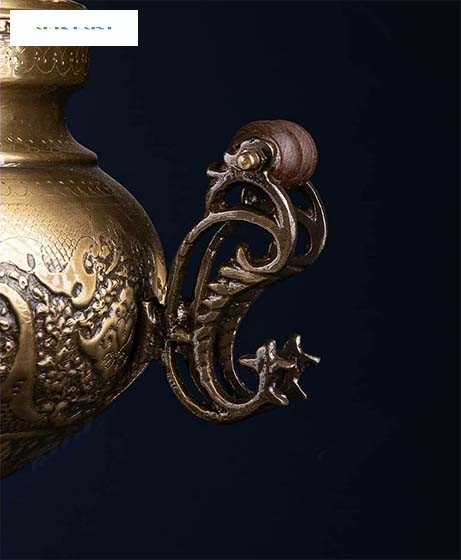 دسته ماهی سماوربرنجی زغالی