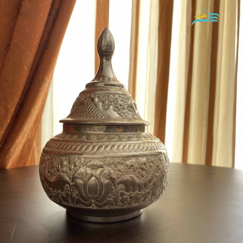 شکلات‌خوری نقره‌اندود با زیرساخت مس و برنج و پوشش محافظ
