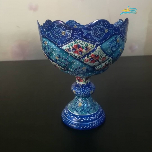 نمای تمام‌نمای بستنی خوری میناکاری خوش ساخت و زیبا