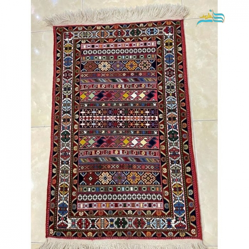 گلیم مدرن سیرجان جنس پشم کرک مرینوس با رنگ طبیعی ثابت گیاهی با کیفیت بالا