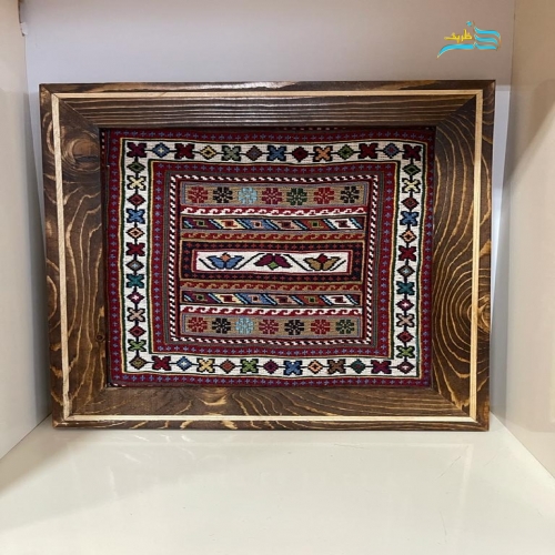 تابلو گلیمی دستباف سیرجان، پشم کرک مرینوس با رنگ طبیعی و ضمانت کیفیت محصول