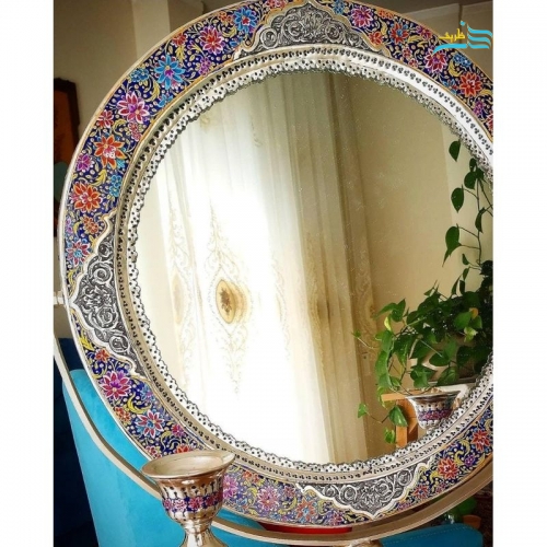 نمای اختصاصی از روکش نقره و پوشش کوره‌ای برای نمایش درخشش و کیفیت.