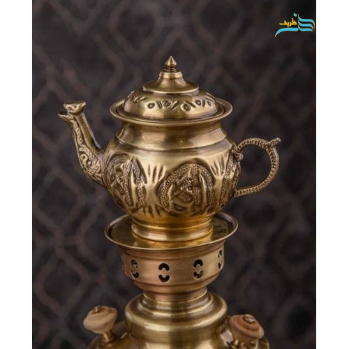 قوری قلمزنی برنجی