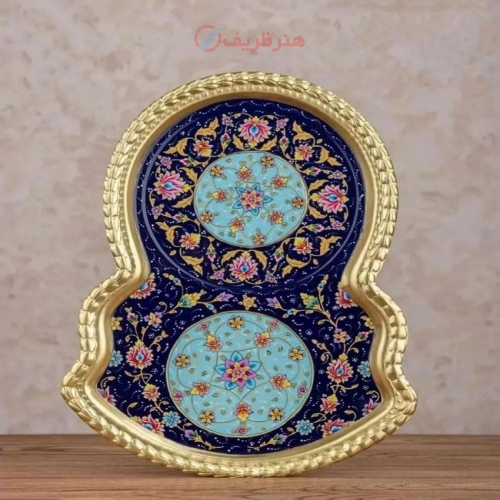 سرویس سماور برنج و پرداز ۲.۵ لیتری نقاشی دست پلی استر