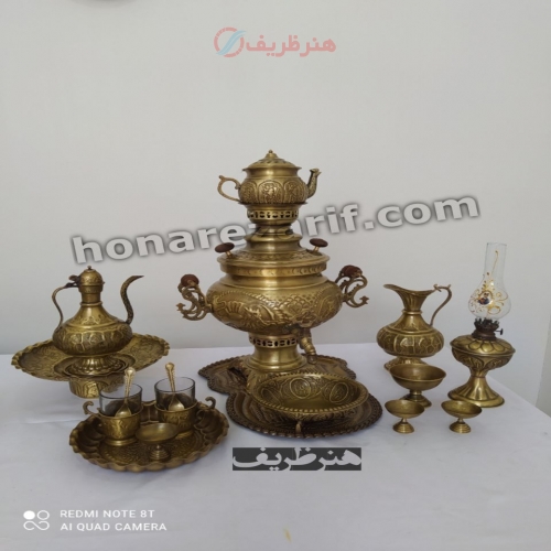 سرویس سماور زغالی 6 لیتری