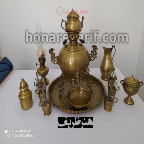 سرویس سماور زغالی 6 لیتری - هنرظریف