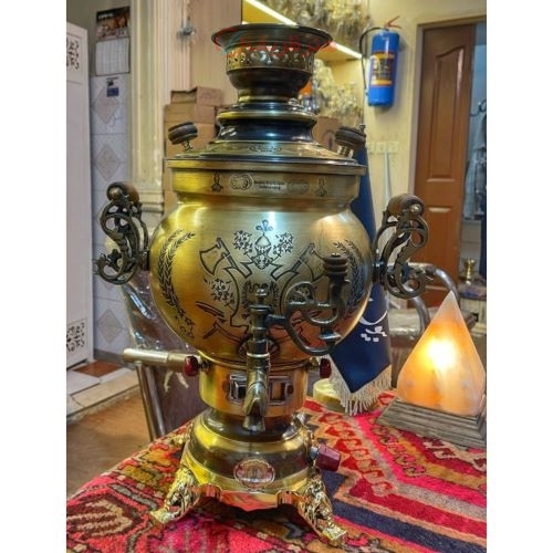 سماور گازی شش لیتری ورق با ضخامت بالا و رنگ نسوز