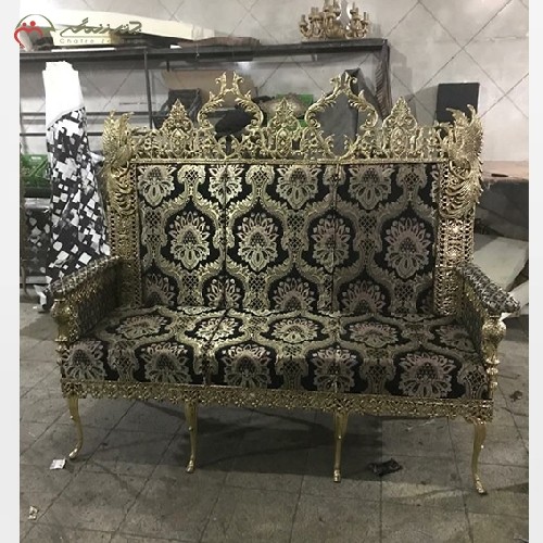 مبلمان برنزی هفت طرح سلطنتی پایه بلند، بدون تغییر رنگ با ضمانت