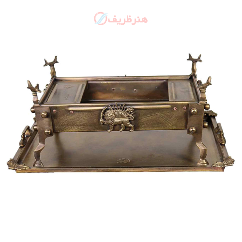 منقل مستطیل ۲.۵ جدید با سینی- هنرظریف