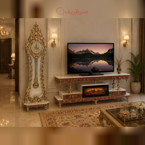 سرویس ساعت کنارسالنی و میز تلویزیون