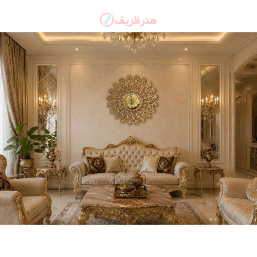 ساعت دیواری آلیاژی، زیبا و رنگ ثابت