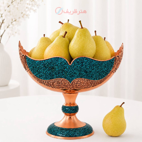 کشکول فیروزه کوبی پرنسا، مدل قلم زنی