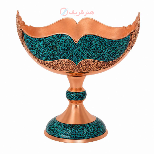 کشکول فیروزه کوبی پرنسا، مدل قلم زنی