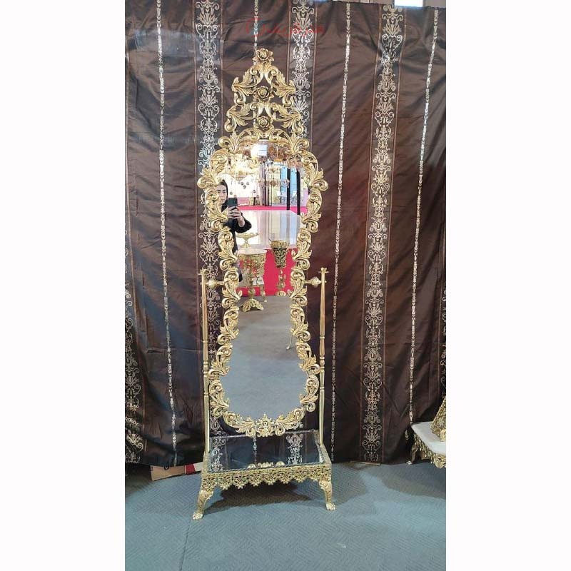 آینه کمر باریک جنس آلیاژ آلومینیوم آبکاری برنج با 5 سال ضمانت آبکاری
