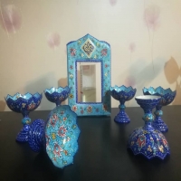 خرید هفت سین میناکاری مس لعاب شده ضد خش نفیس | هنرظریف