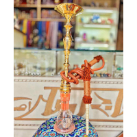 خرید، قیمت و مشخصات قلیان کامل برنجی گلدان دار پاپیونی طرح سایه روشن، 10 سال گارانتی ارزان و باکیفیت _ هنرظریف