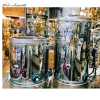 خرید آنلاین، سماور برقی 10، 20، 30 و 50 لیتری استیل 304 مدل ممتاز کد 114 با ترموستات های اتوماتیک و ضخامت بالا، زیر قیمت بازار | هنرظریف