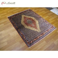 خرید آنلاین، فرش فرش دست بافت و نوبافت سنندج کد 40127 با نقشه عالی و تماشایی در طرح لچک و ترنج، کیفیت اعلاء و تراکم بالا، زیر قیمت بازار | هنرظریف