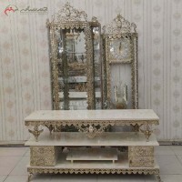 خرید آنلاین، سرویس جهیزیه برنزی 3 پارچه با طراحی طرح گل رز همراه با گارانتی، صفحه ام دی اف، با قیمت عالی | هنرظریف